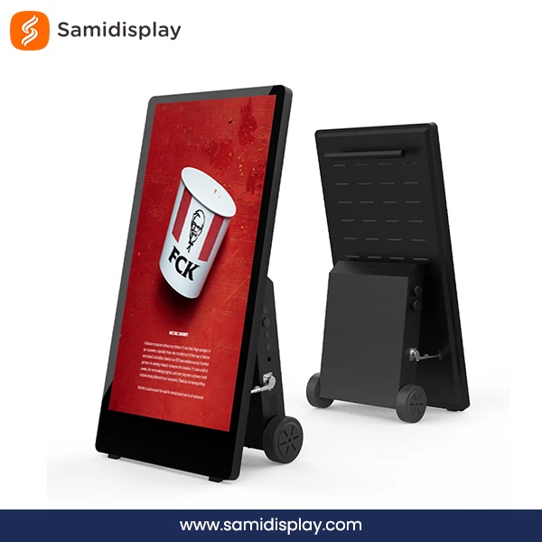 Battery Powered Movable Digital Kiosk