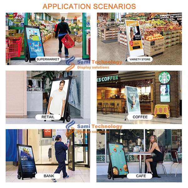 Battery Powered Movable Digital Kiosk