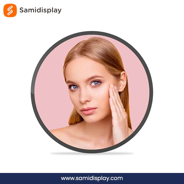 Circular LCD Digital Display