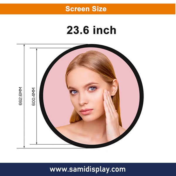 CIRCULAR LCD DIGITAL SIGNAGE DISPLAY ROUND SCREEN