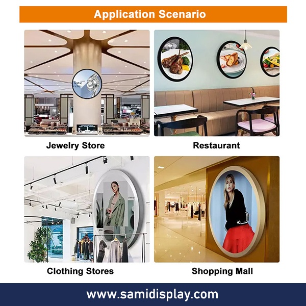 Circular LCD Digital Display