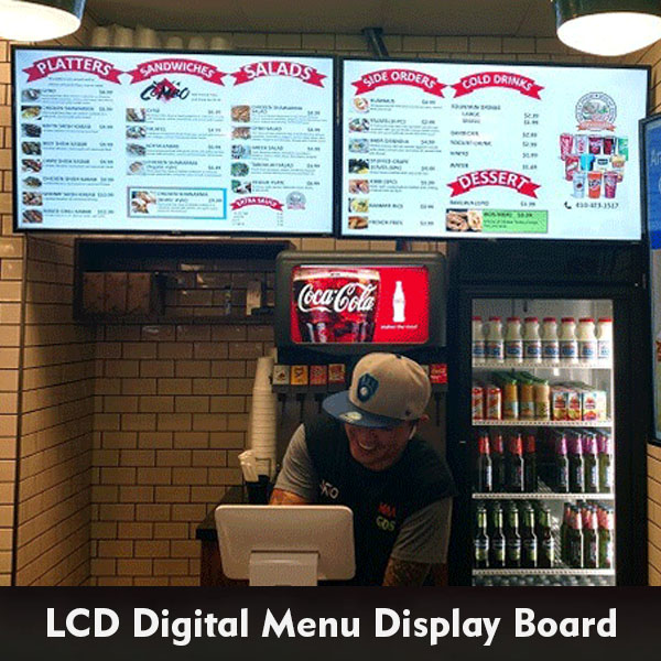 Why Use LCD Digital Menu Board for Restaurant?