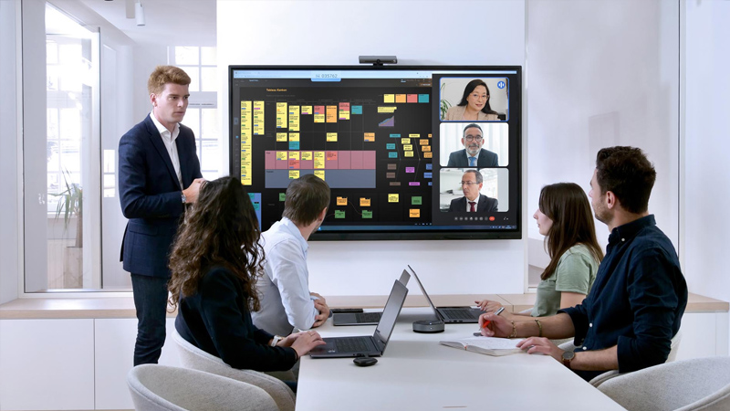 interactive smart board for meeting