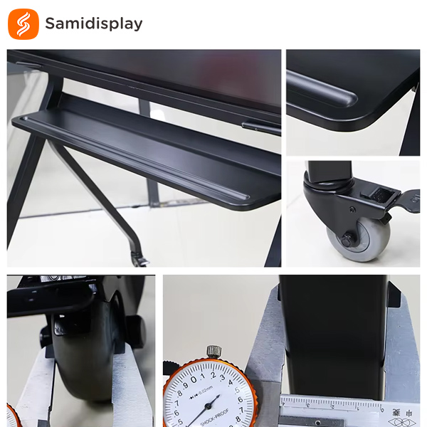 mobile tv monitor stand