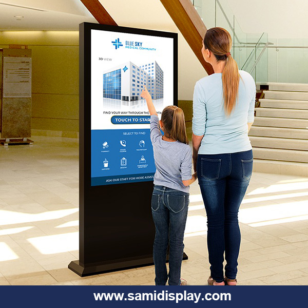 What is Android Freestanding Digital Posters?