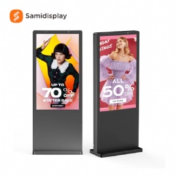 55 Inch Indoor Floor Stand Digital Signage Advertising Display