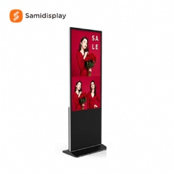 65 Inch 4K Touch Screen Digital Signage Display Indoor Use