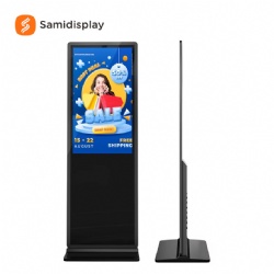 65 Inch Floor Standing LCD Digital Signage Touch Kiosk