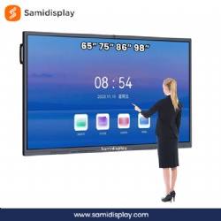 75-Inch Interactive Digital Whiteboard Touch Screen Smart Boards for Classrooms