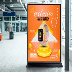 86 inch Freestanding Digital Kiosk