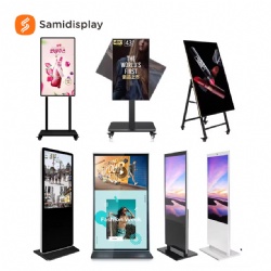 Android Digital Signage Kiosk Floor Standing 55 Inch 4K