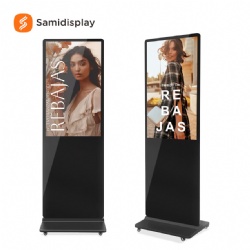 Android Floor Standing Digital Signage Display 55 Inch with SDK
