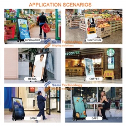 Battery Powered Movable Digital Kiosk