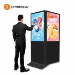 Floor Standing Advertising Display Digital Signage LCD
