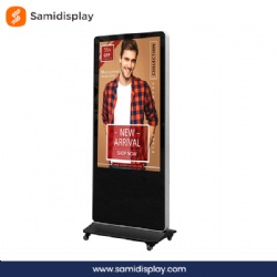 Floor Standing Digital Signage Totem Suppliers Advertising Monitors Display TV Touch Screen Kiosk