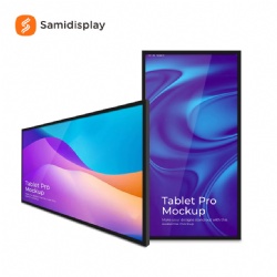 Hotel Menu Board 32 Inch Wall Mounted Digital Signage