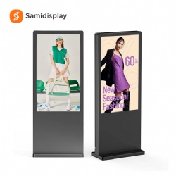 IPS Floor Standing Digital Signage Display 32-55 Inch with CMS NFC
