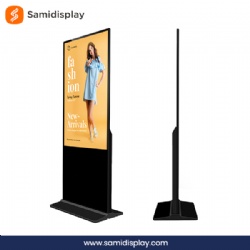 Indoor Digital Advertising Screens Video Display Receptionist Kiosk Lobby Standing Signage