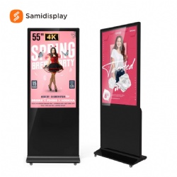 Indoor LCD Digital Signage Display with Touch and Remote Control
