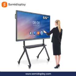 Interactive Board Display Digital Whiteboard for Online Teaching 55 inch Screen