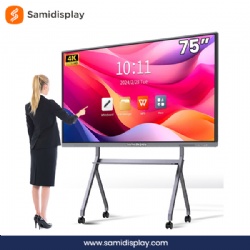 Interactive Flat Panel 75 Inch 4K Touch Screen Smart Board
