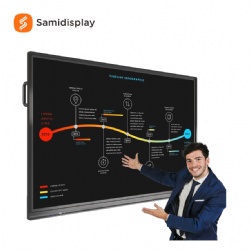 Interactive Learning touch screen teaching board Platform Supported Universally.