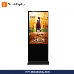 Interactive Mobile Display Advertising Kiosk Digital Screen Media Player Floor Standing Signage