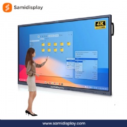 Interactive Smart Board 85 inch 4K Pen Touch Display for Schools