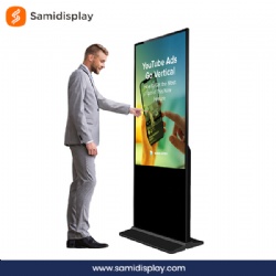 Interactive Wayfinding Kiosk Advertising Screen TV Vertical Digital Signage Display
