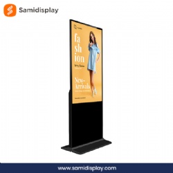 LCD Advertising Screen Hotel Digital Signage Cheap Floor Display